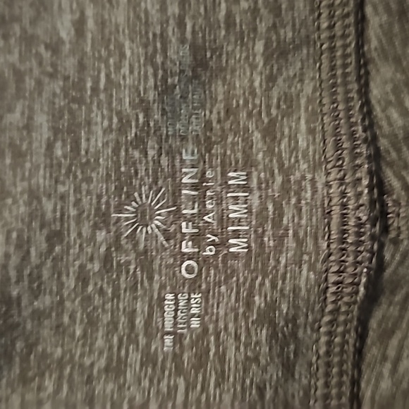 STUNNING OFFLINE BY AERIE LEGGINGS BROWN MARLE WORKOUT SET - Picture 7 of 16